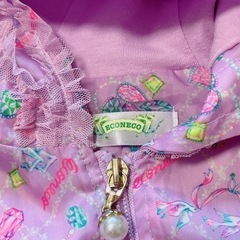 【110】　ECONECO エコネコ　薄紫 ジャケット　ジャンパー　羽織り　上着　パープルの画像
