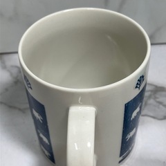 ☆値下げ☆I 2506-717 白くま ネイビー マグカップ 中古美品の画像