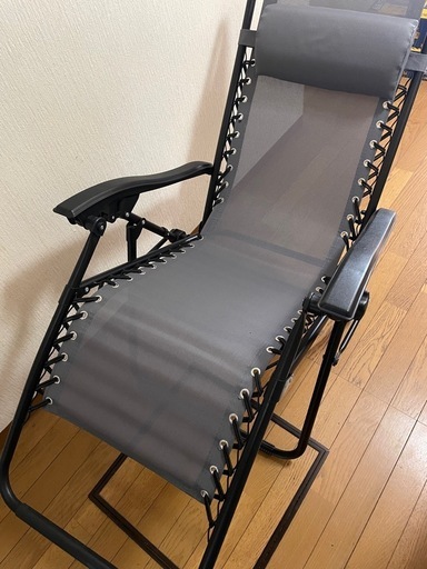 アウトドア用　リクライニングチェア2台　