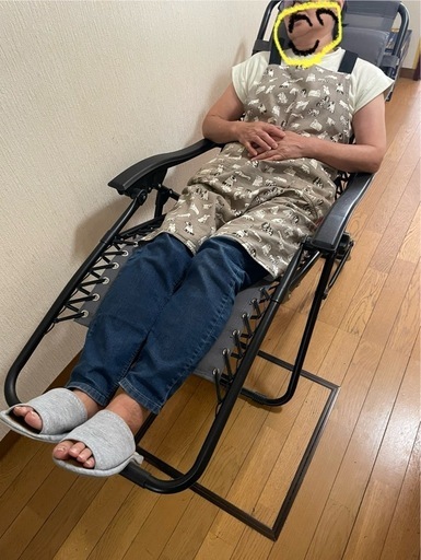 アウトドア用　リクライニングチェア2台　