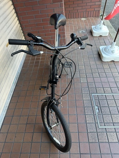百貨店福袋 ☆美品☆20インチ外装6段変速フェンダー付き折り畳み自転車 自転車本体
