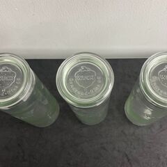 WECK ガラスキャニスター 3個の画像
