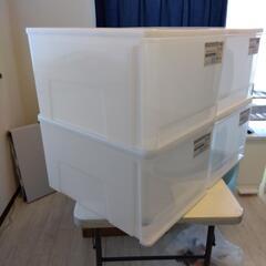 収納ケース　L　奥行き55cm　4個の画像