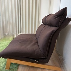 無印良品　ハイバックリクライニングソファ2シーターの画像