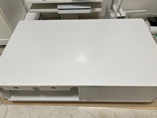 引き取り限定】ローテーブルホワイト (おいしい) 堺筋本町の