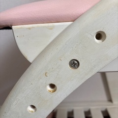子供用の椅子　ピンクの画像