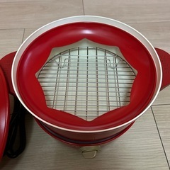 BRUNO グリルポット　レッド　赤の画像