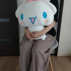 シナモロール超超BIGぬいぐるみ　にっこりみみむすびの画像