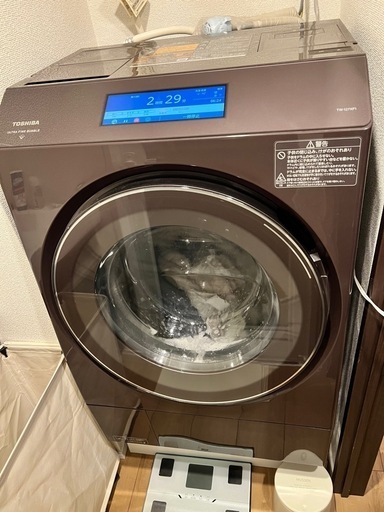 【交渉中】TOSHIBA TW-127XP1 ドラム式洗濯機 左開き