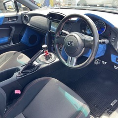 総額105万円 スバル BRZ S 車検8年6月 6MT 車高調 ロッソモデロマフラー ナビ フルセグ Bluetoothオーディオ ETCの画像