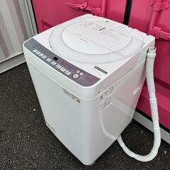T014☆2022年製☆シャープ洗濯機7KG 穴無し洗濯槽 (☆家電販売