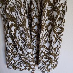 前開きワンピース　夏物ハンドメイド　一点物の画像