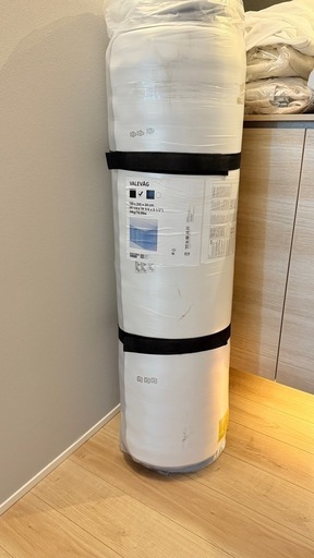 [3月だけ値下げ]新品未使用 ikea マットレス ヴァレヴォーグ かため 120x200