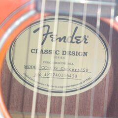 アコースティックギター　Fender　CC-60S Concert/SB　リユース品の画像