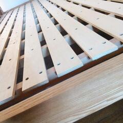 無印良品　セミダブル木製すのこベッドの画像