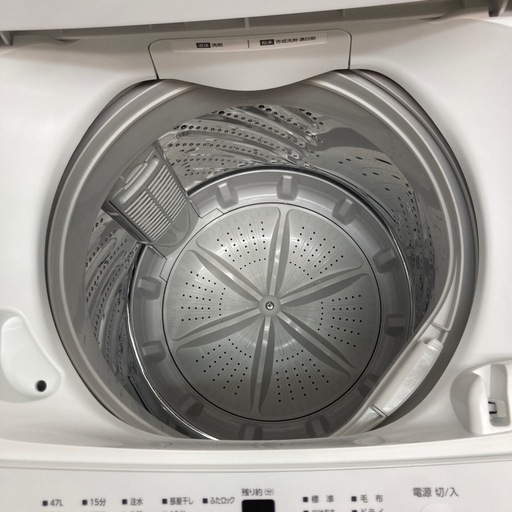 39 美品 2023年 IRIS OHYAMA 全自動洗濯機 5.0kg 配達設置対応・一ヶ月保証 ホワイト IAW-T504 アイリスオーヤマ