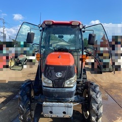 クボタ トラクター　KL505 高速パワクロ 50馬力 エアコンキャビン パワステ 自動水平 4アワメータ3454時間 中古 作動確認済み 海運可の画像