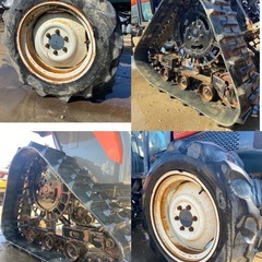 クボタ トラクター　KL505 高速パワクロ 50馬力 エアコンキャビン パワステ 自動水平 4アワメータ3454時間 中古 作動確認済み 海運可の画像