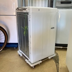 美品 2022年製 ヤマダセレクト 全自動洗濯機 6.0kg 配達設置対応・一ヶ月保証 ホワイト YAMADA SELECT YWMT60H1の画像