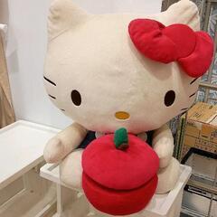 0628-196 レトロ　ハローキティぬいぐるみ小物入れ　汚れあり