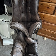 ニトリ　バタフライチェア　オットマン付の画像