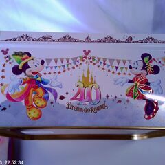 東京ディズニーリゾート40周年「ドリームゴーラウンド」記念缶です。の画像