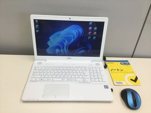 🍀【超高速・美品】ノートPC「富士通」Win11 Office2021 「SSD
