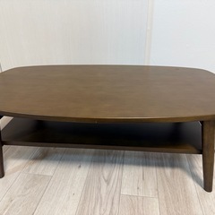 折りたたみテーブル　幅棚付の画像