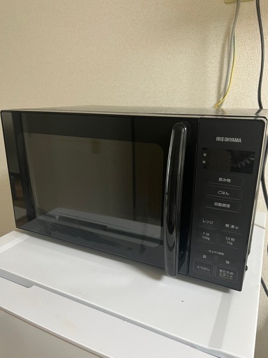 美品アイリスオーヤマ2024年製電子レンジPMG-T179 黒 (maro