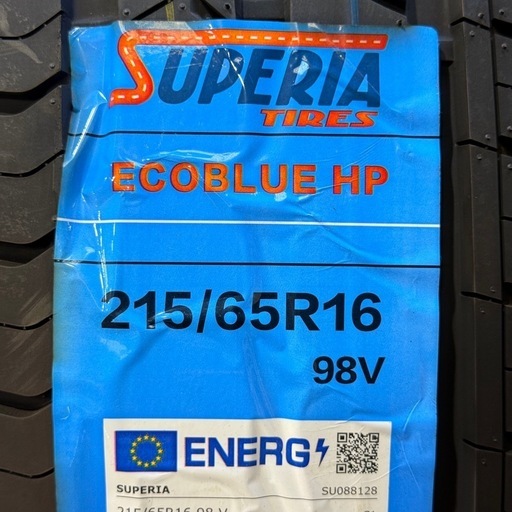 【良品質・コスパ最高】　215/65R16  4本　交換工賃・消費税込み価格　スーペリア