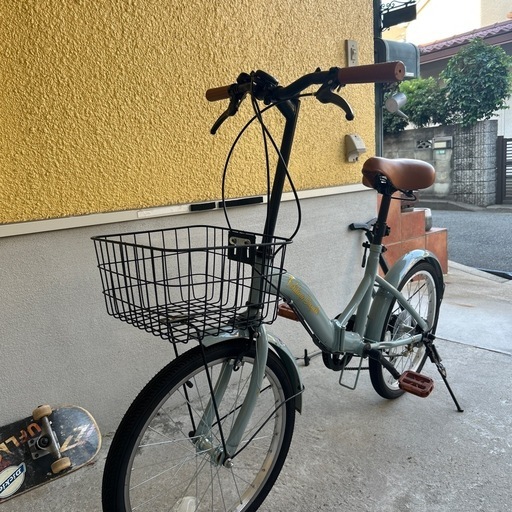 【★大感謝セール】 ☆中古品折りたたみ自転車20インチ 甲東園の (ホコゾウ) 自転車本体
