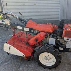 鹿児島発　クボタ　　セル始動　KRA75ディーゼルエンジン耕うん機　タイヤ新品交換済み　バッテリー新品交換済みの画像
