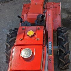 鹿児島発　クボタ　　セル始動　KRA75ディーゼルエンジン耕うん機　タイヤ新品交換済み　バッテリー新品交換済みの画像