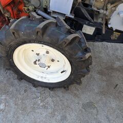鹿児島発　クボタ　　セル始動　KRA75ディーゼルエンジン耕うん機　タイヤ新品交換済み　バッテリー新品交換済みの画像