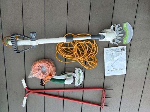芝刈り機　芝用スパイク　バリカン　セット　　