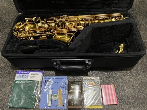 【新品未使用 別売品豪華セット】 Yamaha YAS-280 alto sax サックス +メンテナンス用品+教本 セット