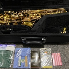 【新品未使用 別売品豪華セット】 Yamaha YAS-280 alto sax サックス +メンテナンス用品+教本 セットの画像