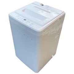 【2506031】無印良品 AQUA 全自動電気洗濯機 AQW-MJ60 2016年製の画像