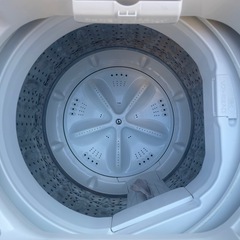 【2506031】無印良品 AQUA 全自動電気洗濯機 AQW-MJ60 2016年製の画像