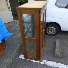 ありがとうございます。ガラスコレクションケースの画像
