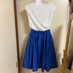 ロペピクニック 鮮やかブルーフレアスカートの画像