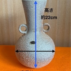 信楽焼　花瓶　置物の画像