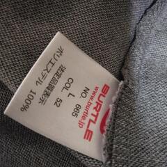 作業服　バートル　夏用接触冷感　長袖ポロシャツ　Lサイズ　グレーの画像