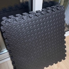 エクササイズマット大判60cm 厚み1.2cm 12枚セット防音...