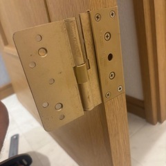 ドアの蝶番が一つ破損してどうしていいかわかりません。