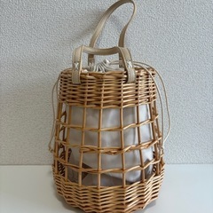 folka　ウィローラウンドカゴバッグ