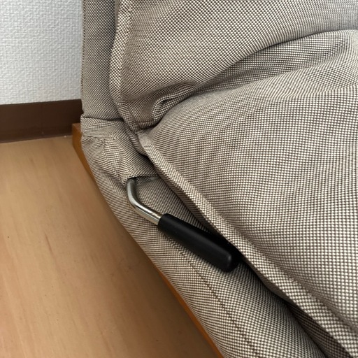 無印良品 ハイバックリクライニングソファ・２シーター(ベージュグレー)
