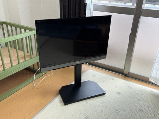 テレビ、テレビ立て(ニトリ)