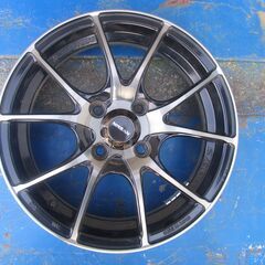 Weds Sportアルミホイール15インチ5J+45 4H PCD100 4本セット中古品の画像