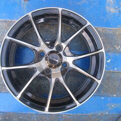 Weds Sportアルミホイール15インチ5J+45 4H PCD100 4本セット中古品の画像